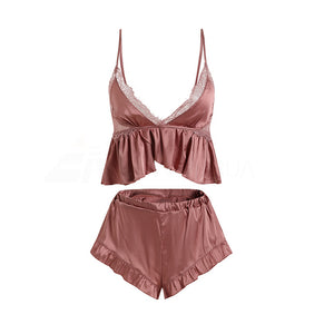 Pyjama Dentelle Deux Pièces