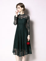 Robe Dentelle Verte | Infinie Dentelle