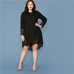 Robe Asymétrique Dentelle Grande Taille | Infinie Dentelle