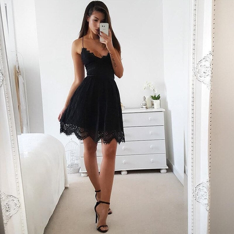 Robe Dentelle Évasée | Infinie Dentelle