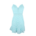 Robe Dentelle Bleu | Infinie Dentelle
