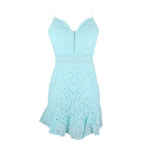 Robe Dentelle Bleu | Infinie Dentelle