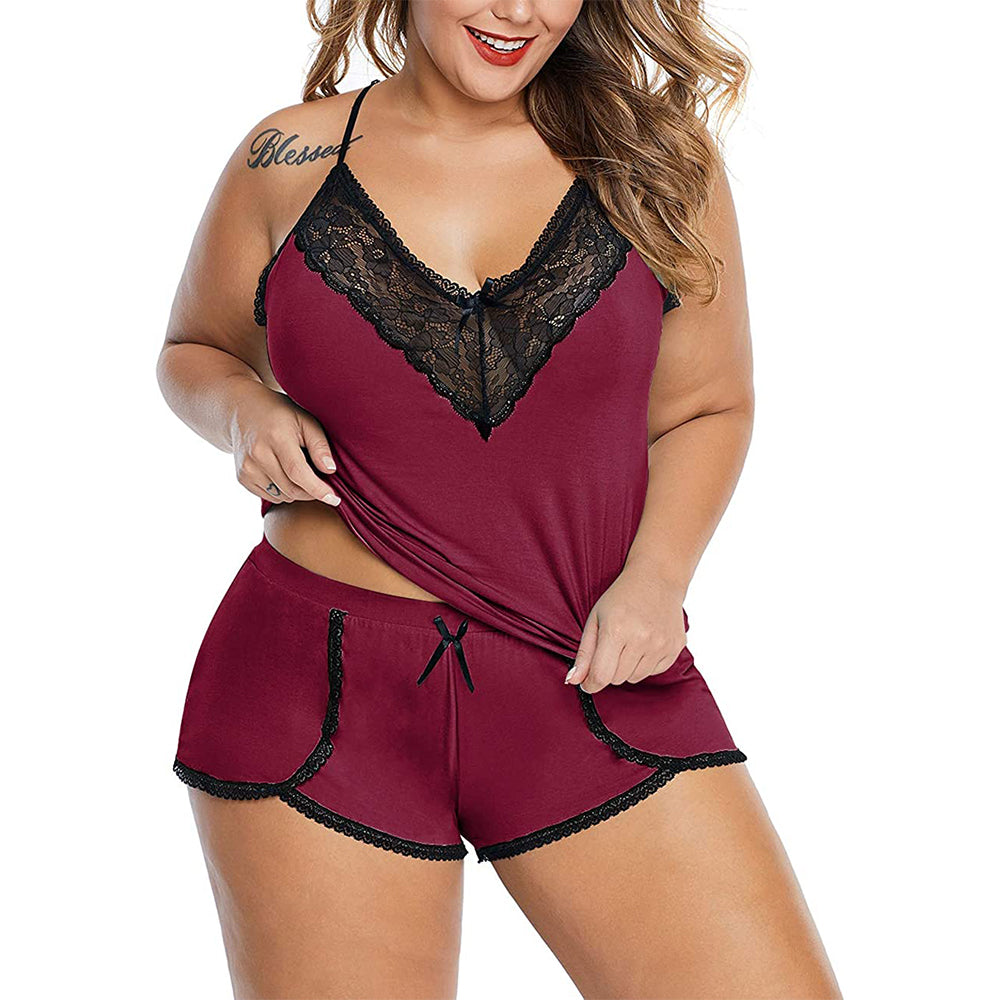 Pyjama Dentelle Grande Taille