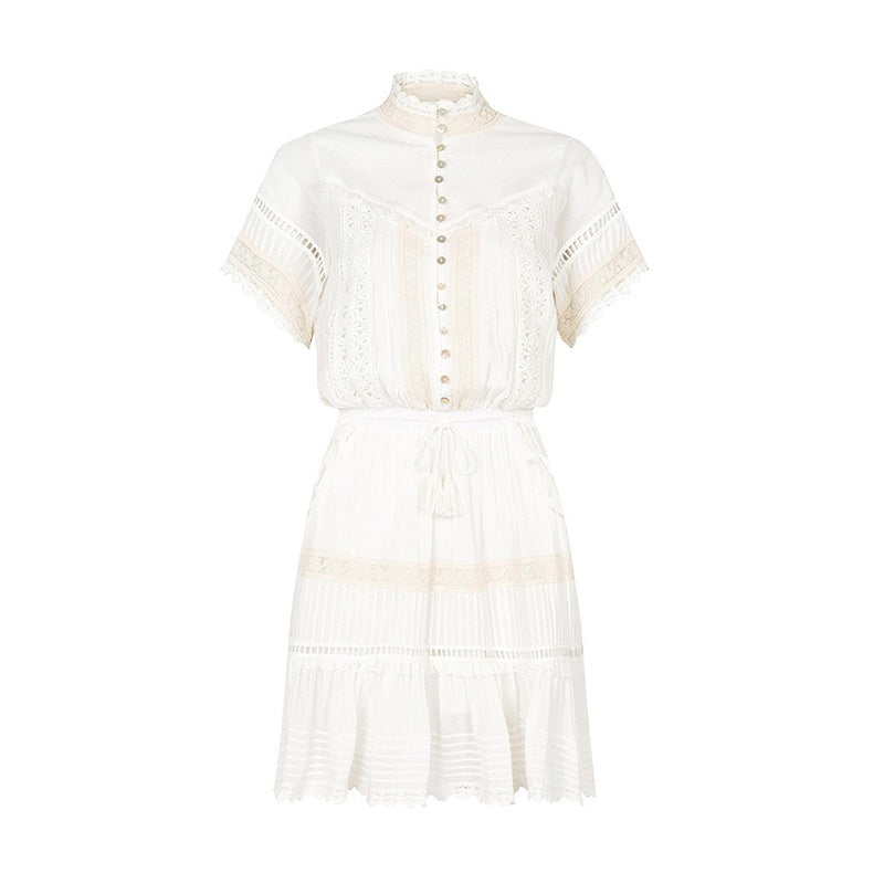 Robe Dentelle Blanche Coton | Infinie Dentelle