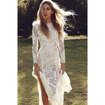 Robe Blanche Dentelle Rétro | Infinie Dentelle