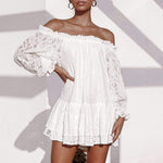 Robe Blanche Dentelle Sirène | Infinie Dentelle