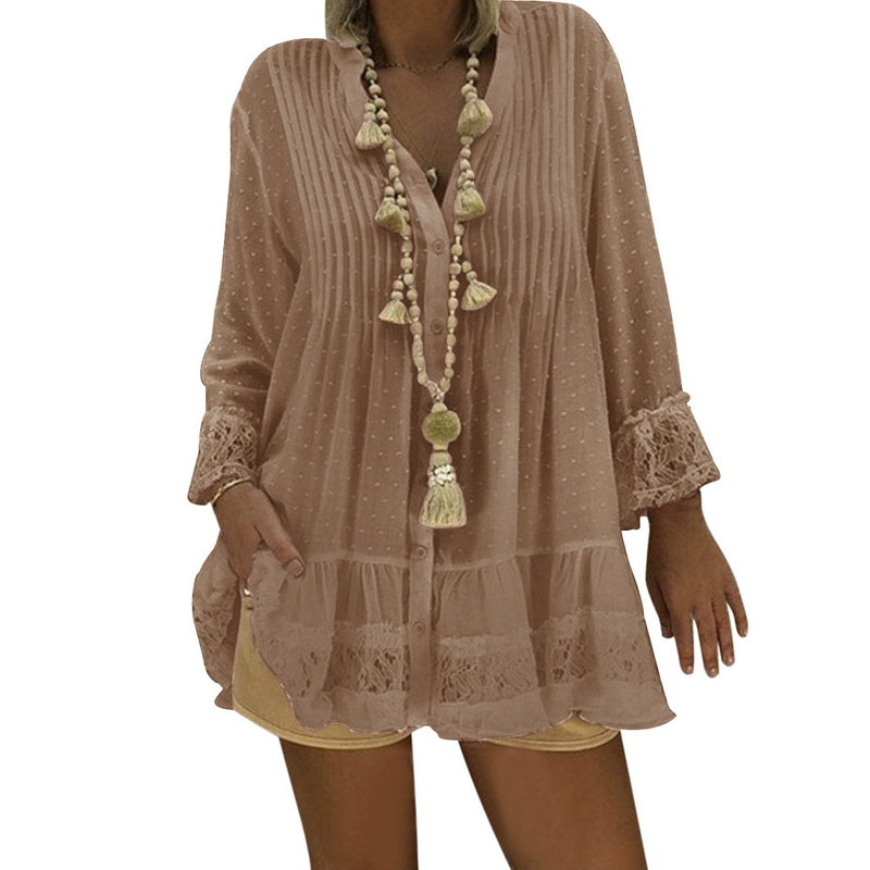 Top Long avec Dentelle