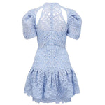 Robe Dentelle Manche Lanterne | Infinie Dentelle