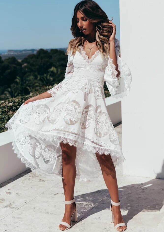 Robe Dentelle de Plage Chic | Infinie Dentelle