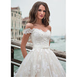 Robe Mariée Dentelle Col Bateau