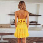 Robe Dentelle Jaune | Infinie Dentelle