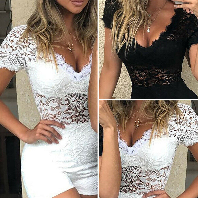 Combinaison Femme Haut Dentelle