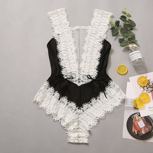 Body Dentelle Noir et Blanc