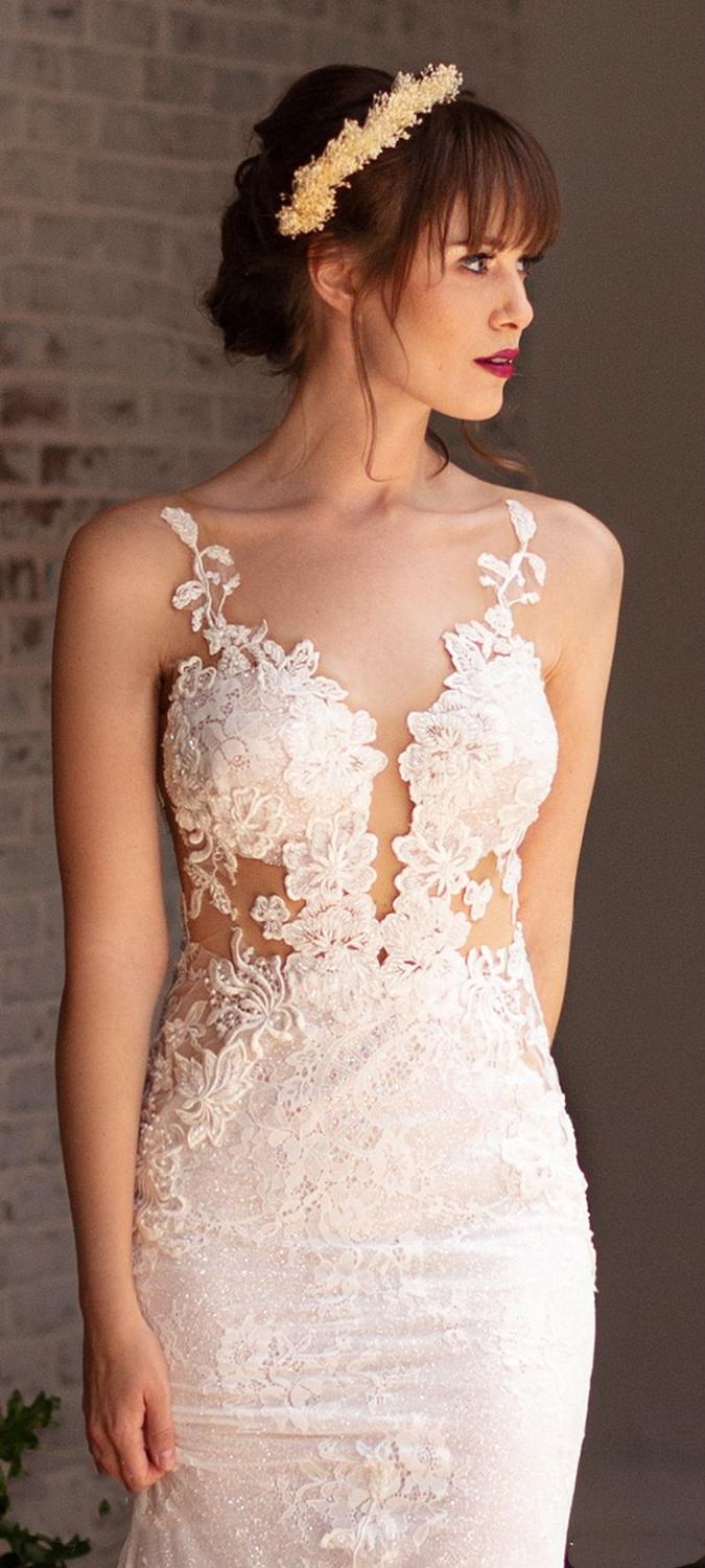 Robe Mariée Dentelle Simple