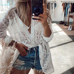 Robe de Plage Courte Dentelle | Infinie Dentelle
