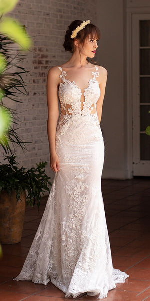 Robe Mariée Dentelle Simple