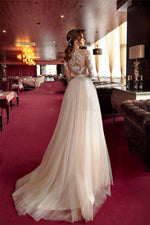 Robe Mariée Manche 3/4 Dentelle