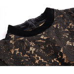 Robe Dentelle et Velours | Infinie Dentelle