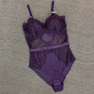 Body Noir Bretelle Dentelle