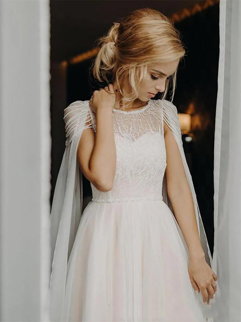 Robe Mariée Dentelle dans le Dos