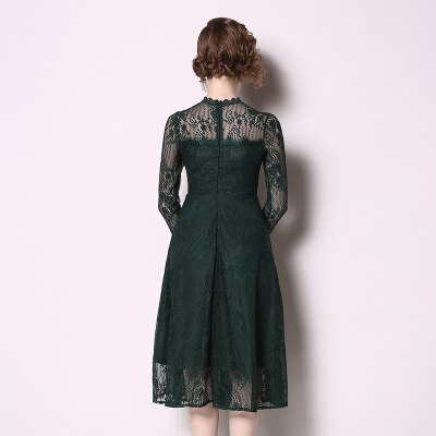 Robe Dentelle Verte | Infinie Dentelle