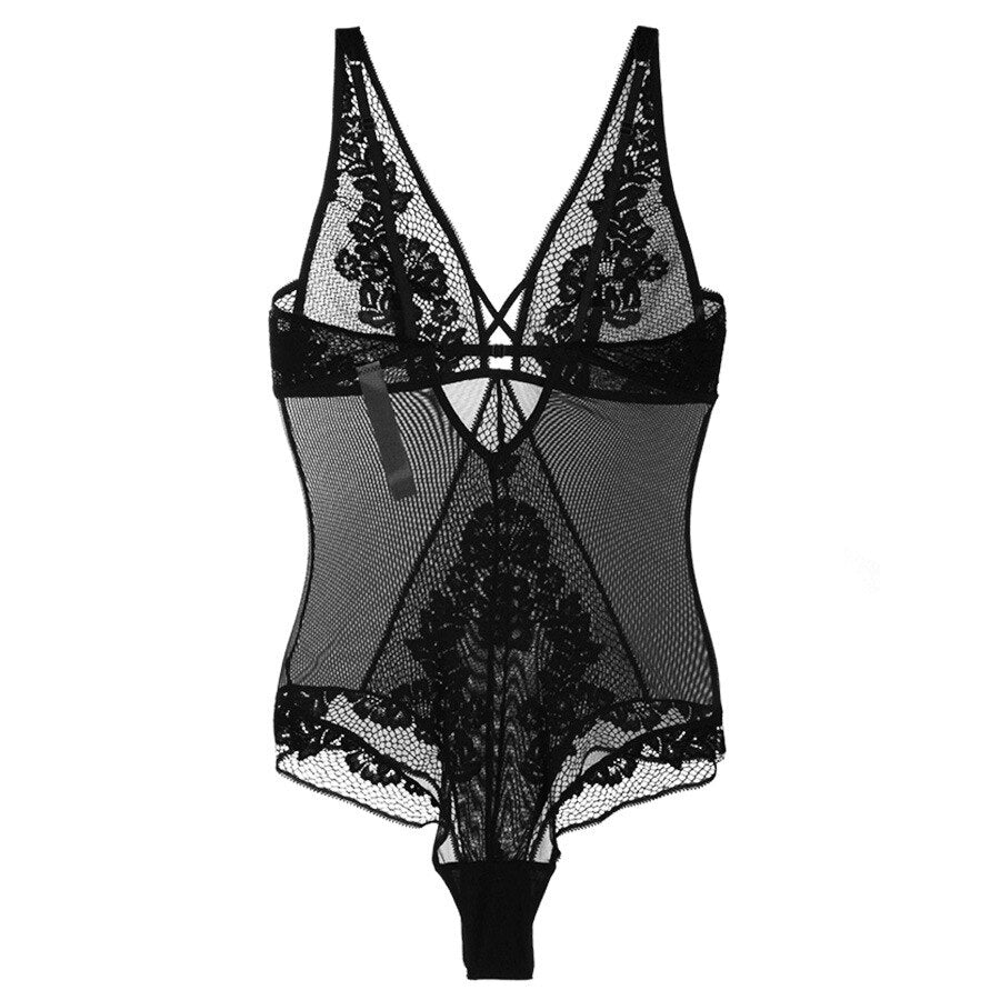 Body Dentelle Col V