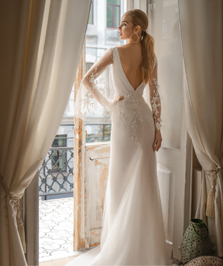 Jolie Robe de Mariée Dentelle | Infinie Dentelle