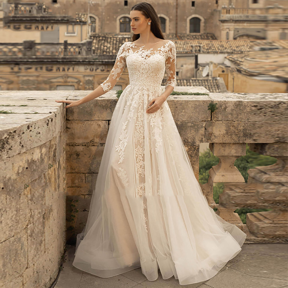 Robe Mariage Dentelle Fille