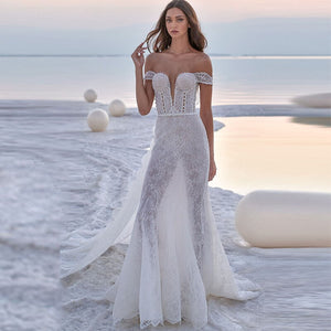 Robe Mariée Dentelle Plage