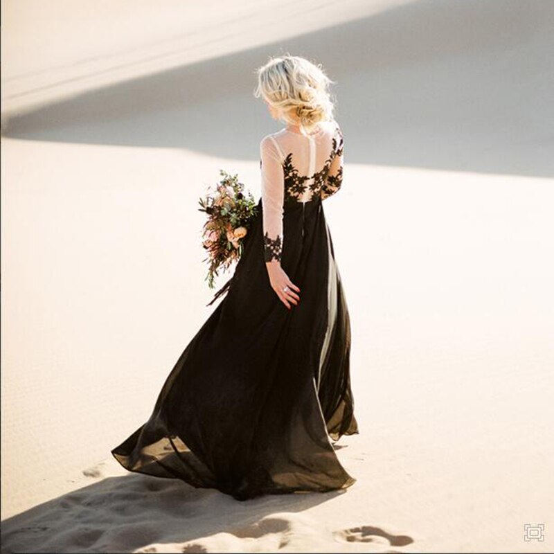 Robe Mariage Noir Dentelle