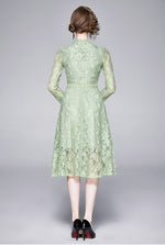 Robe Dentelle Vert d'Eau | Infinie Dentelle