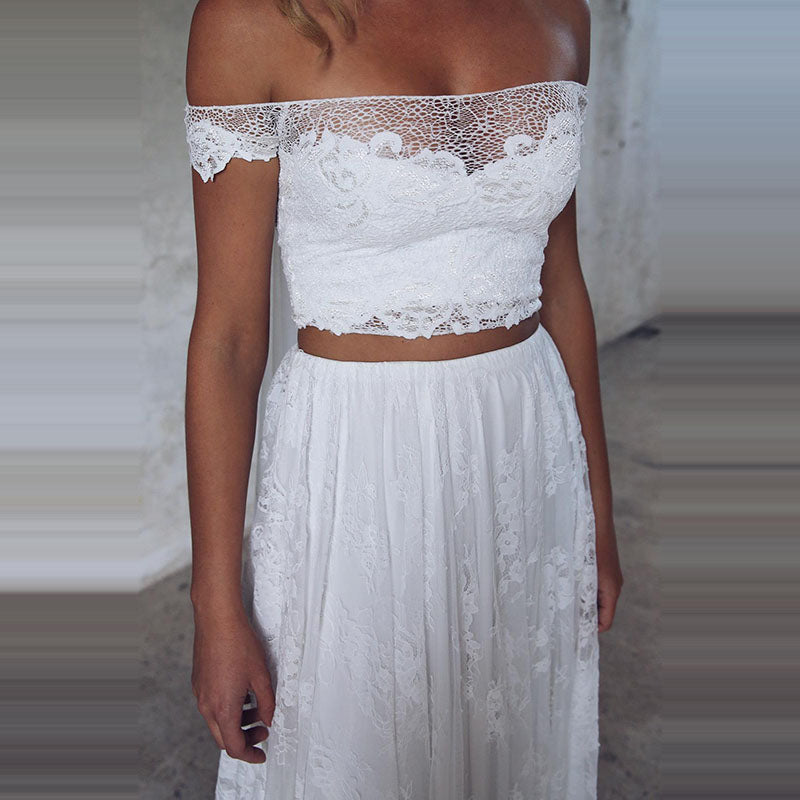 Robe Mariage 2 Pièces Dentelle