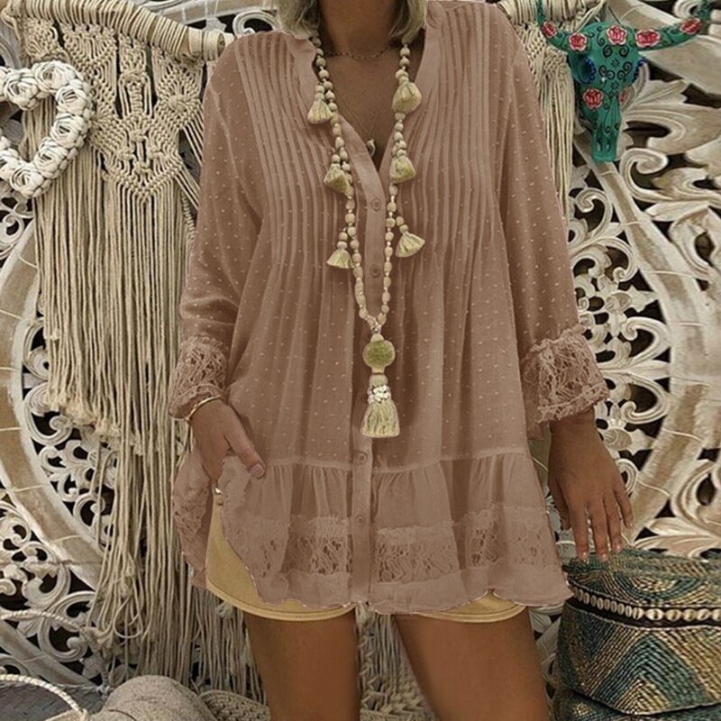 Top Long avec Dentelle