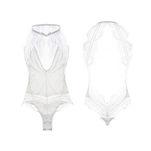 Body Dentelle Manche Courte
