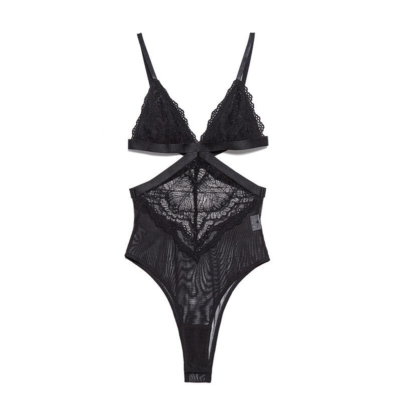 Body Dentelle Géométrique