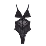 Body Dentelle Géométrique