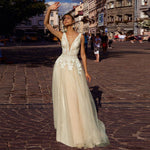 Robe Mariée Dentelle Beige