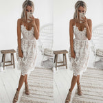 Robe Dentelle mi Longue | Infinie Dentelle