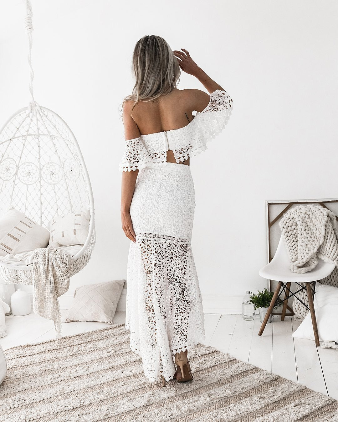 Robe Dentelle Blanche | Infinie Dentelle