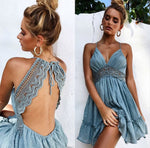 Robe Courte Dentelle Bohème | Infinie Dentelle