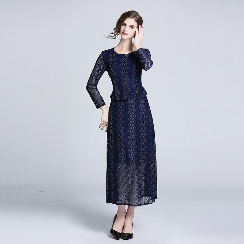 Robe Dentelle Rouge Manche Longue | Infinie Dentelle