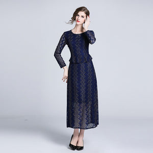 Robe Dentelle Rouge Manche Longue | Infinie Dentelle