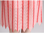Robe Dentelle Rose et Rouge | Infinie Dentelle