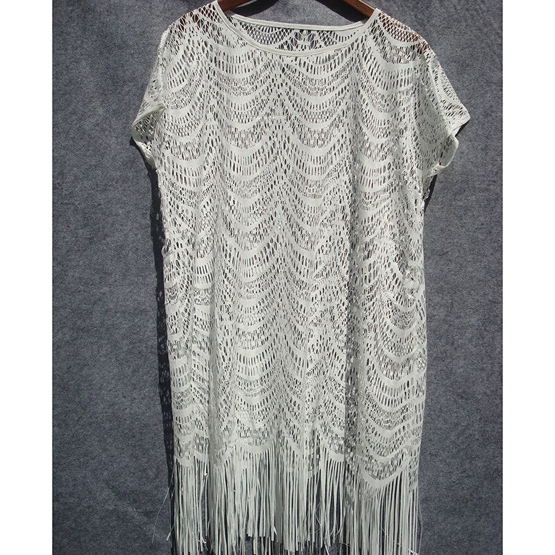 Robe Dentelle Plage Transparente | Infinie Dentelle
