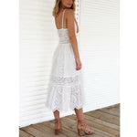 Robe Blanche Dentelle Hippie Chic | Infinie Dentelle