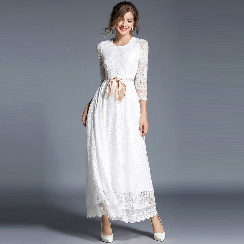 Robe Dentelle Garden Party | Infinie Dentelle