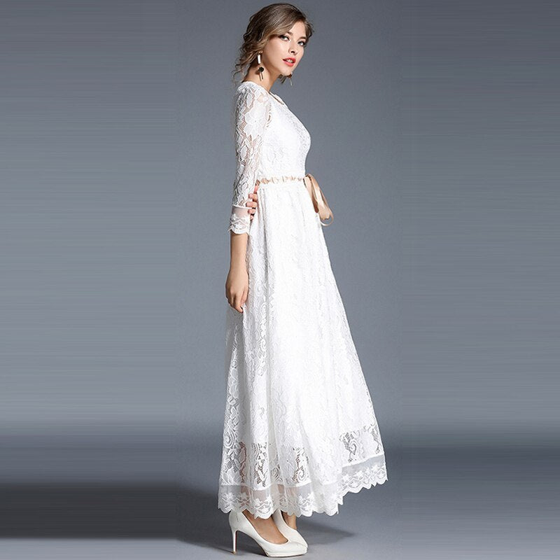 Robe Dentelle Garden Party | Infinie Dentelle