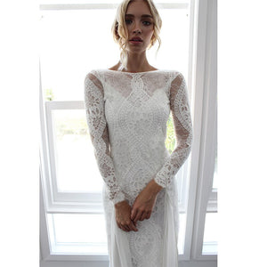 Robe Blanche Dentelle Rétro | Infinie Dentelle