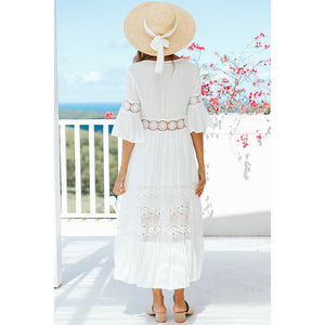 Robe Dentelle Longue Bohème | Infinie Dentelle