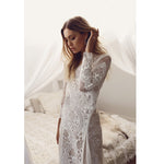 Robe Blanche Dentelle Rétro | Infinie Dentelle